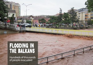 Flooding in the Balkans