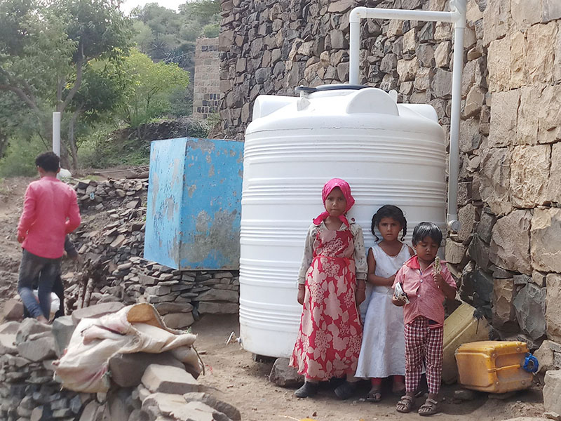 Water filtering systems for war-torn Yemen