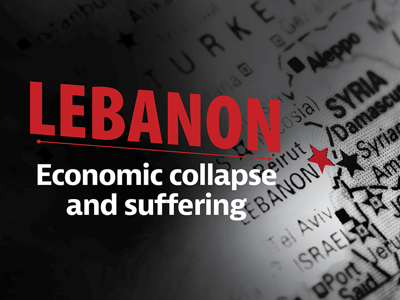 Rising poverty and economic collapse in Lebanon