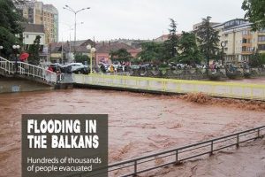 Flooding in the Balkans